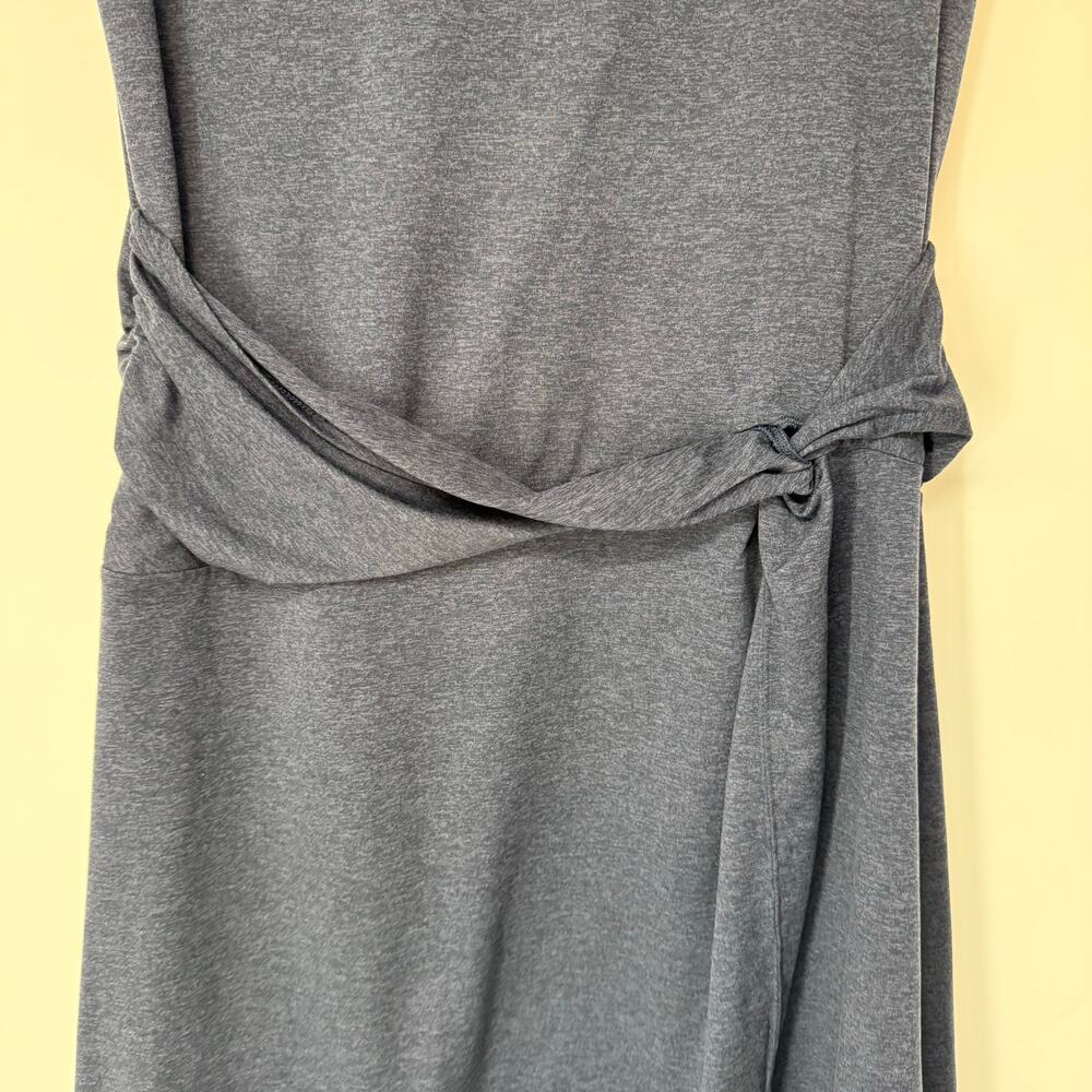 Patagonia Nena Seabrook Twist Tank Mini Dress Womens Large Navy Blue Sleeveless - Picture 7 of 10